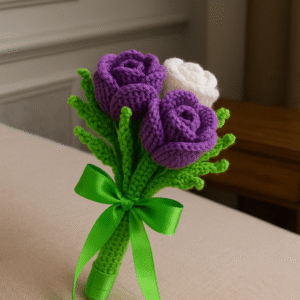 Crochet Rose Flower