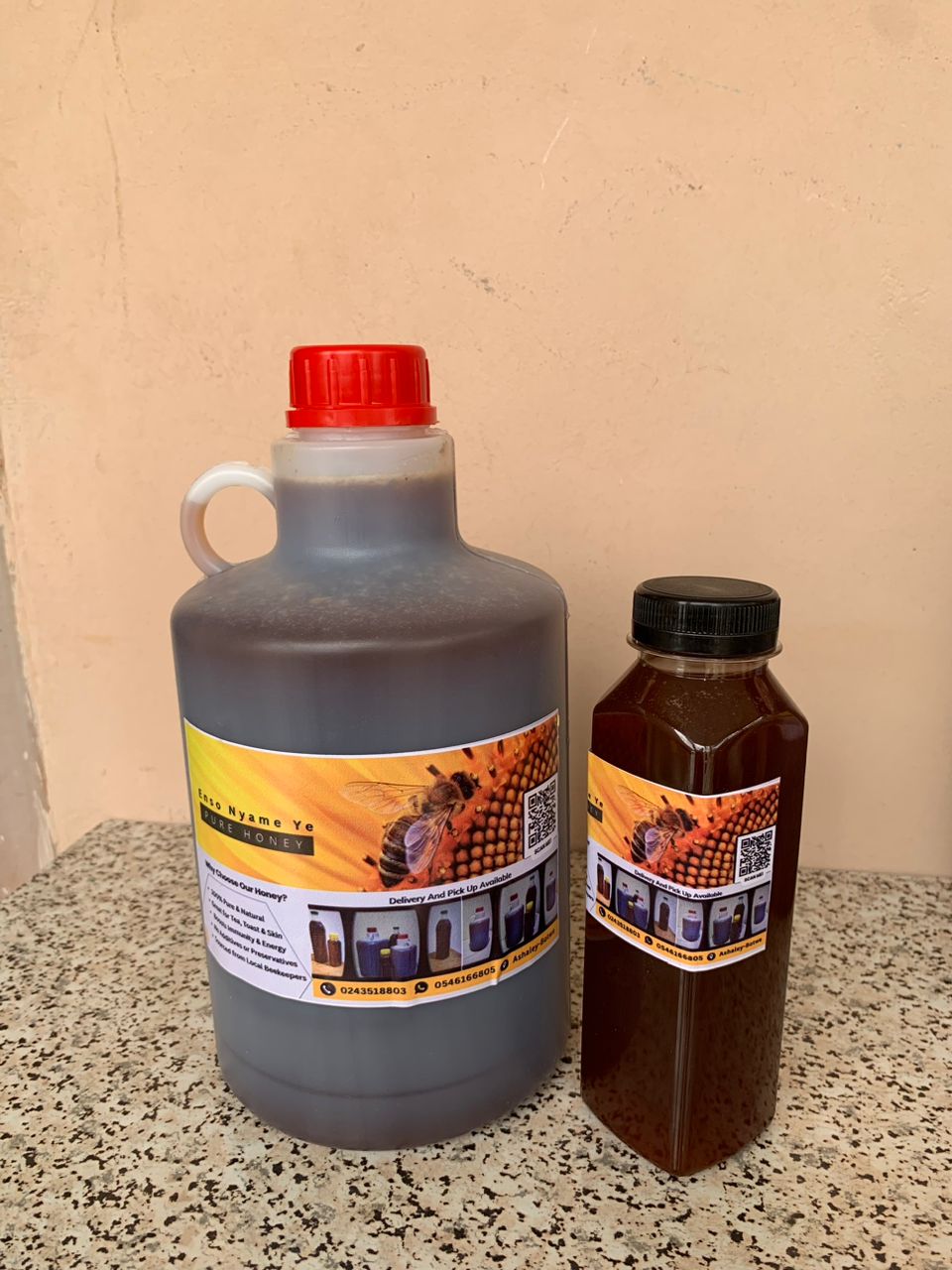 Pure Honey - 330ml + half gallon