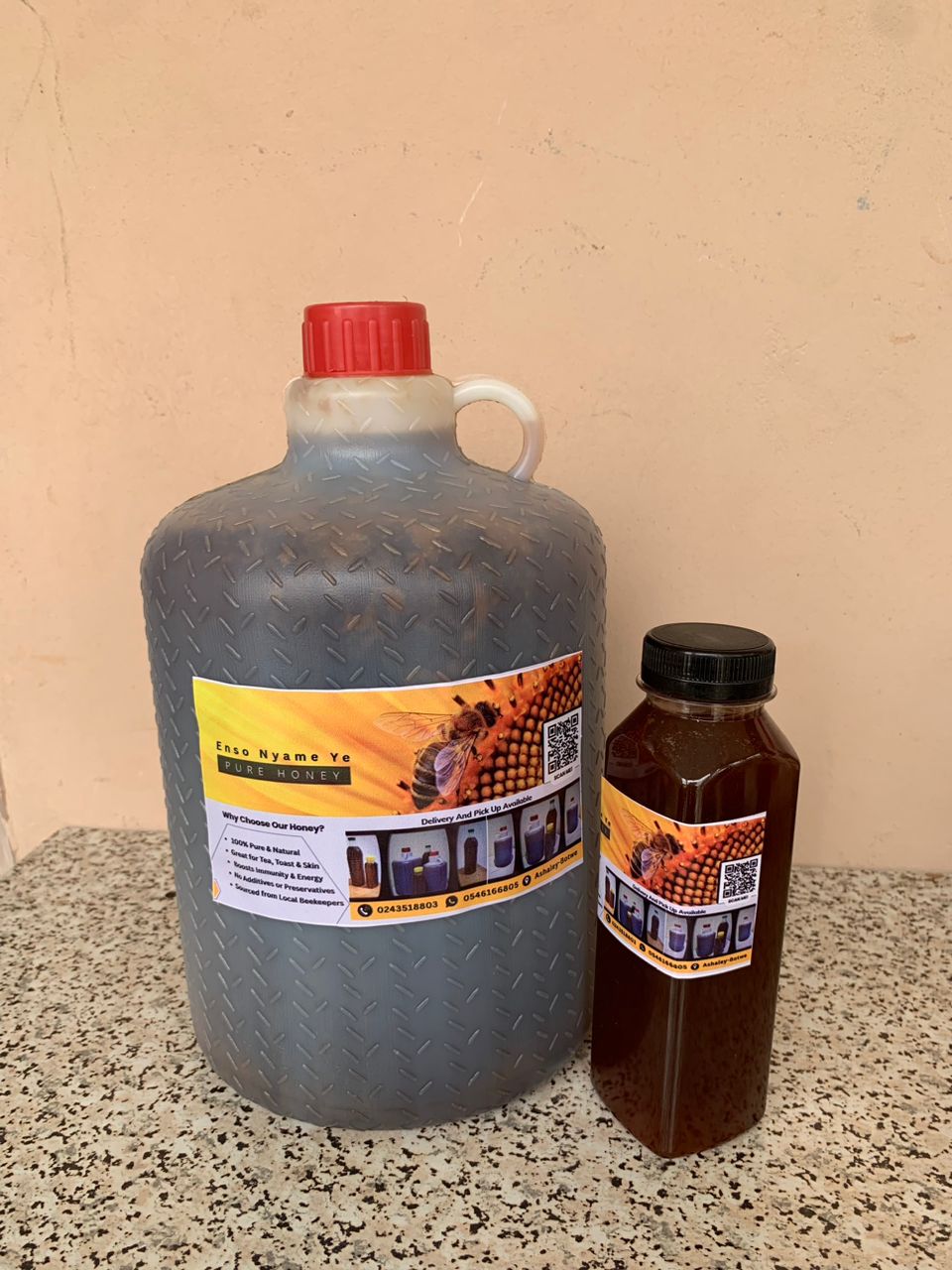 Pure Honey - 330ml + full gallon