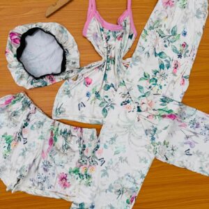 3 in 1 Nightwear with Bonnet