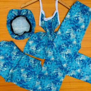 3 in 1 Nightwear with Bonnet