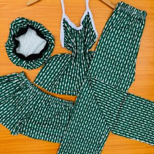 3 in 1 Nightwear with Bonnet