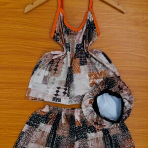 2 in 1 Nightwear with Bonnet