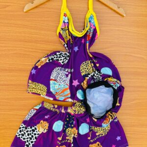 2 in 1 Nightwear with Bonnet