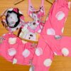 3 in 1 Nightwear with Bonnet.