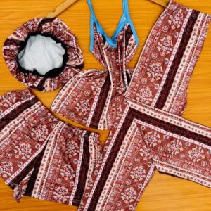 3 in 1 Nightwear with Bonnet.