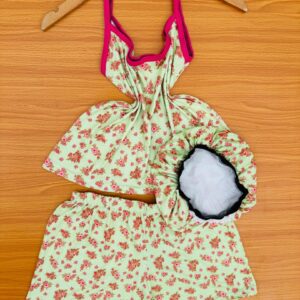 2 in 1 Nightwear with Bonnet.