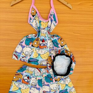2 in 1 Nightwear with Bonnet.